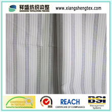 Tissu en coton polyester T / C en tissu 32 avec rayure